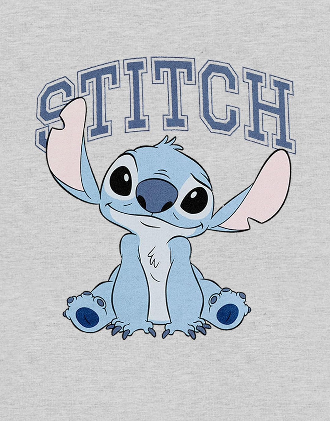 Disney Lilo &amp; Stitch Mädchen Kapuzenpullover | Stitch College Kurzarm Grafische Hoodie in Grau | Col