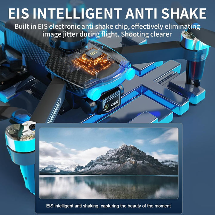 OBEST Drohne mit Kamera 4K für Erwachsene Anfänger, Faltbare WiFi FPV RC Drone mit Hinderniserkennun