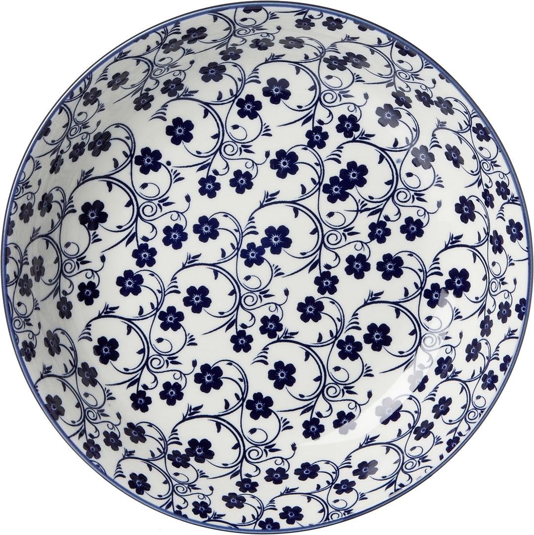 Ritzenhoff & Breker Suppenteller-Set Royal Sakura, 4-teilig, 20,5 cm Durchmesser, Porzellangeschirr,