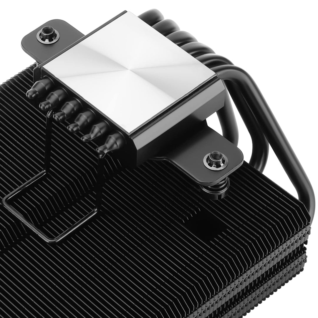 Thermalright SI-100 Black CPU Air Cooler, 6×6mm Heat Pipes, TL-E12B PWM Quiet Fan CPU Cooler With S-