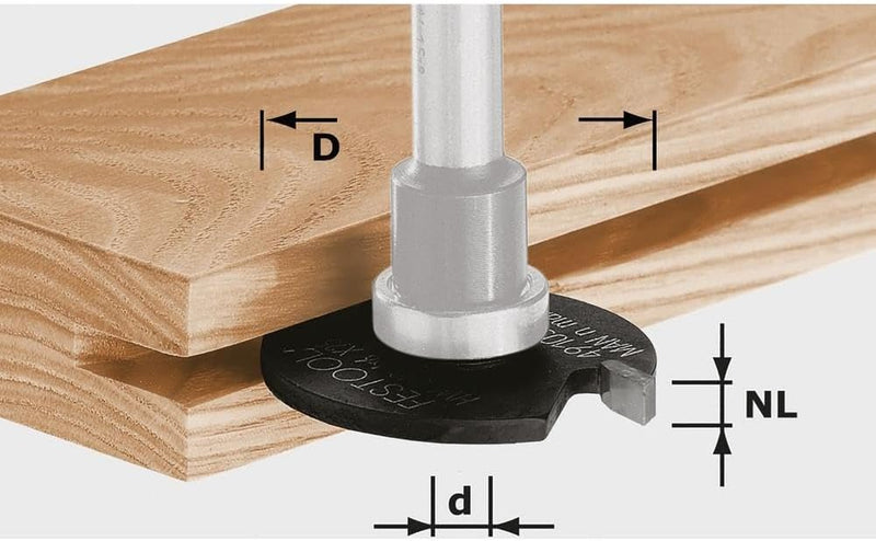 Festool Scheibennutfräser HW D40x2, HW D40x2