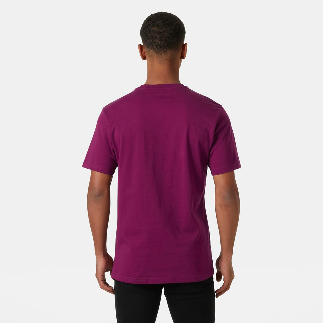 Helly Hansen Herren HH Box T-Shirt XS Dunkles Magenta, XS Dunkles Magenta