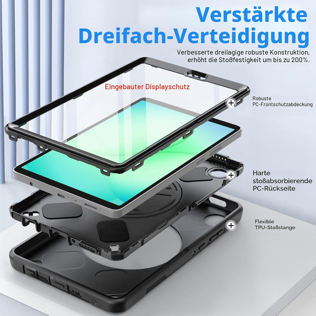 Hülle für Samsung Galaxy Tab A11: Miesherk Stossfeste Schutzhülle Case für Galaxy Tab A11 8,7 Zoll 2