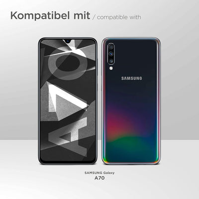 ONEFLOW Handykette 'Twist Strap' kompatibel mit Samsung Galaxy A70 Hülle zum Umhängen transparent, H