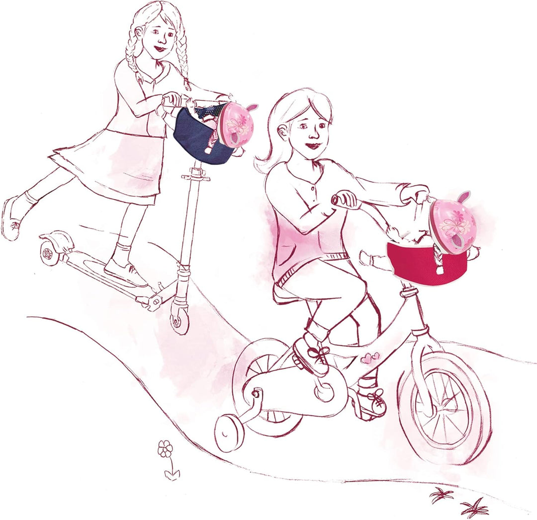 Götz 3403177 Fahrradhelm - Reithelm Tierisch gut für Puppen - passt für Stehpuppen 27-36 cm &amp; Babypu