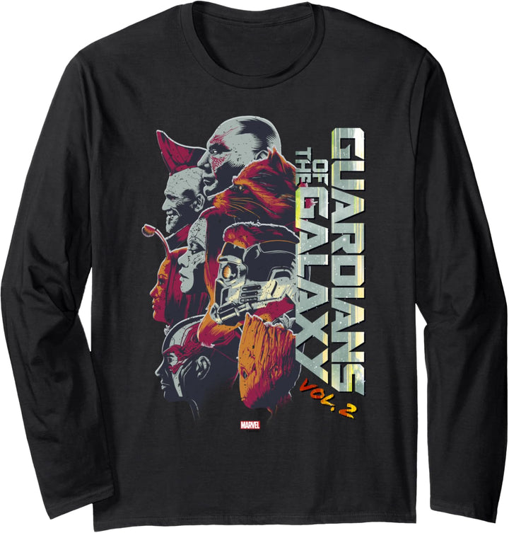 Marvel Guardians Of The Galaxy Vol. 2 Group Profiles Langarmshirt
