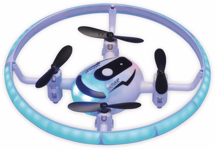 DENVER® Drohne mit Gyrofunktion und LED-Licht, 2.4 Ghz