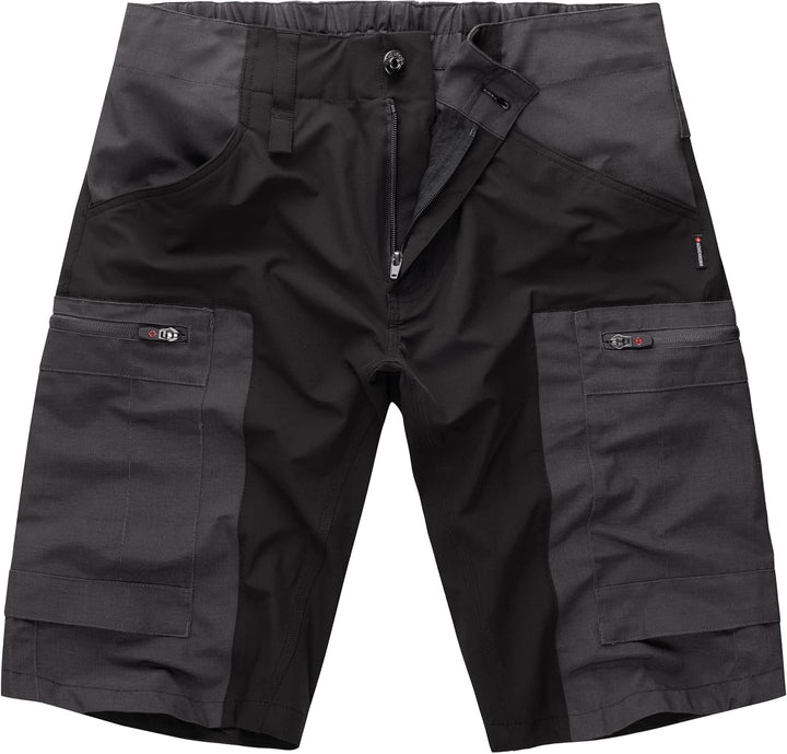 Höhenhorn Raimeux Herren Cargo Short Kurze Hose Arbeitshose Outdoor S Schwarz/Grau, S Schwarz/Grau
