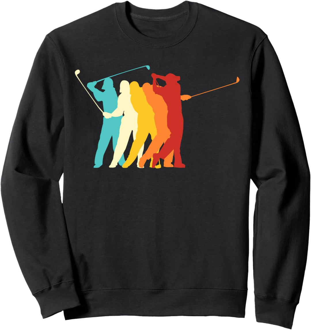 Retro Golfer vintage Golf Sweatshirt