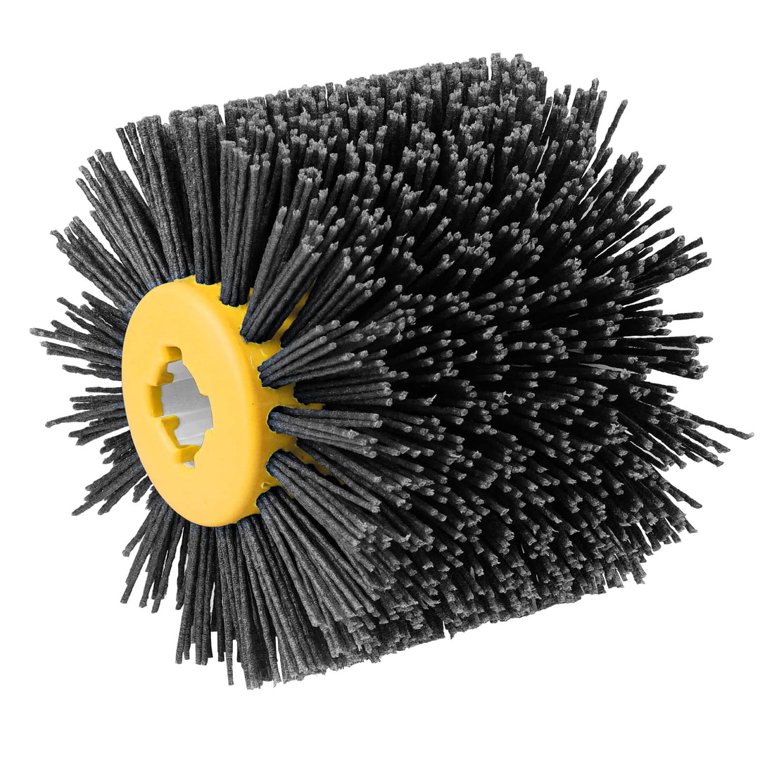 Shineboc Schleifbürsten,120 Körnung 120x100mm Nylonbürste, Polierbürste zum Holzverarbeitung, Grit B
