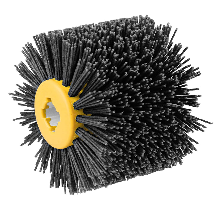 Shineboc Schleifbürsten,120 Körnung 120x100mm Nylonbürste, Polierbürste zum Holzverarbeitung, Grit B