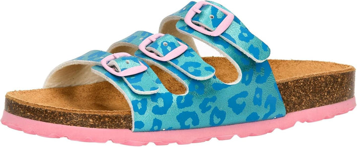 Lico BIOLINE Unisex Erwachsene Pantoletten 32 EU Türkis Rosa, 32 EU Türkis Rosa