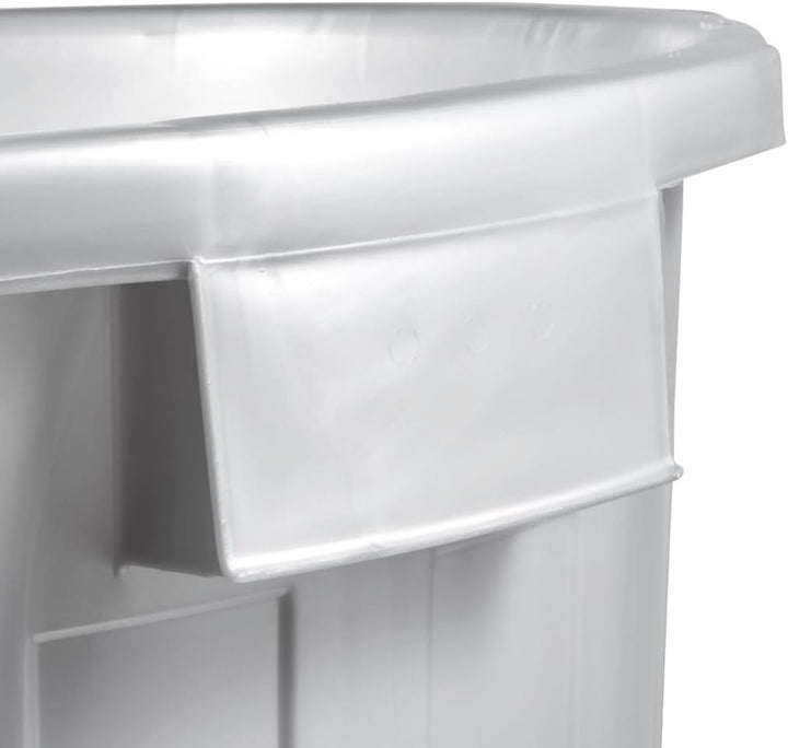 keeeper Supermax-Tonne mit Deckel, Polypropylen, 50 l, 50 x 55 x 50 cm, Mats, Silber 50 L Silber, 50