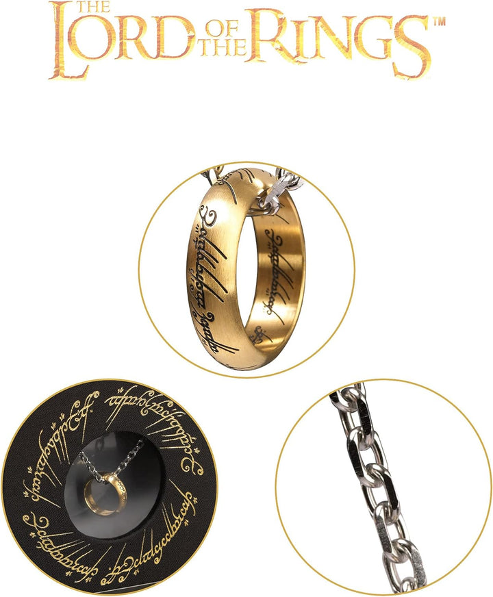 The Noble Collection  Der Eine Ring Colgante bunt