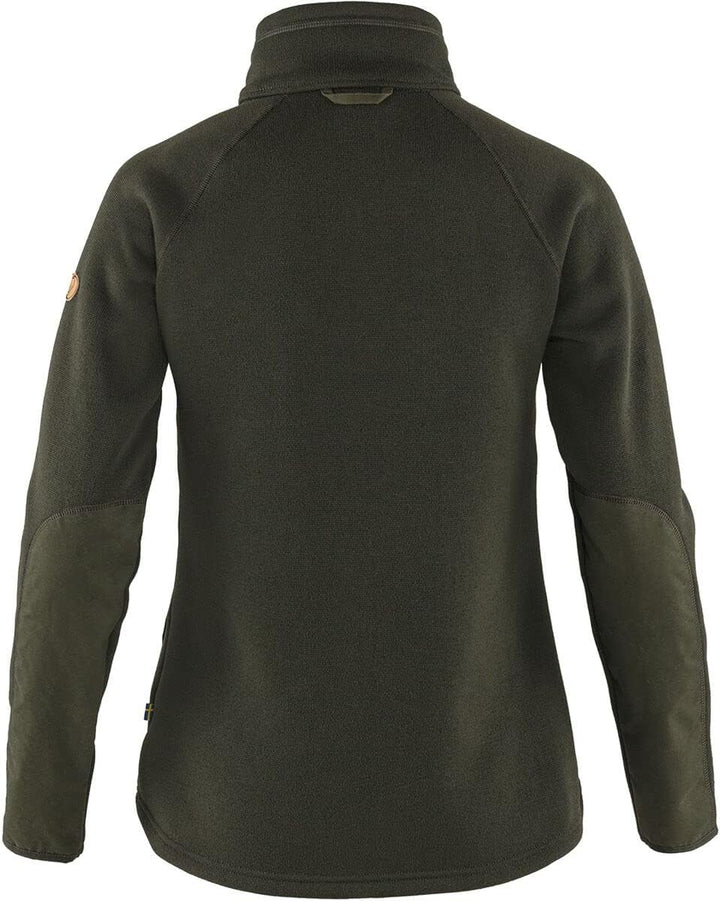 Fjallraven Damen Övik Fleece Zip Sweater W Sweatshirt XS Deep Forest, XS Deep Forest