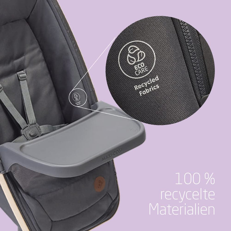 Maxi-Cosi Alba Essensset, Essensset für Alba All-in-One Stubenwagen, 100% recycelte Stoffe, 6 Monate