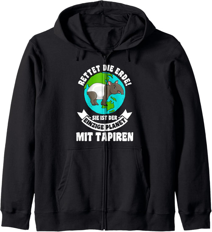 Umweltschutz Tierschutz Tapir Kapuzenjacke