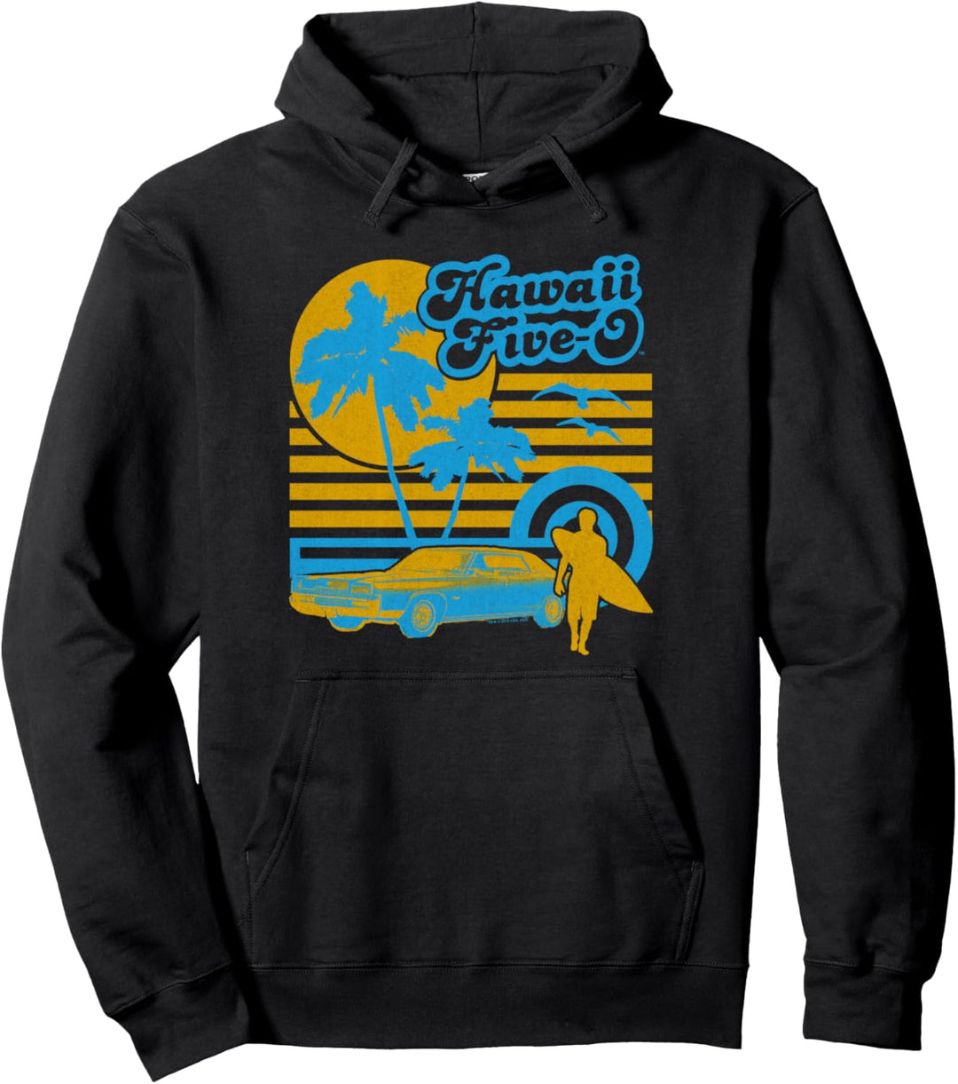 Hawaii Five-O 5 0 Surfer Pullover Hoodie