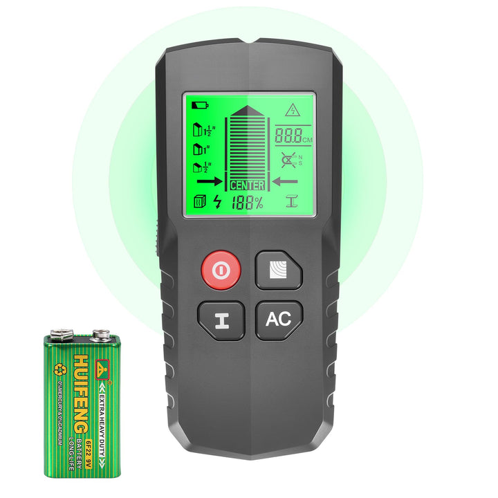 Leitungssucher Ortungsgerät, 5 in 1 Multifunktions Wand Scanner Detektor Stud Finder, Leitungssuchge