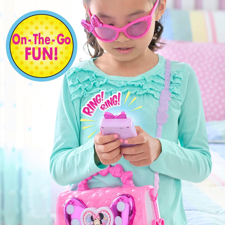 Disney Junior Minnie Mouse Bowfabulous Taschen-Set, 7-teilig, Licht- und Soundeffekte, zum Verkleide