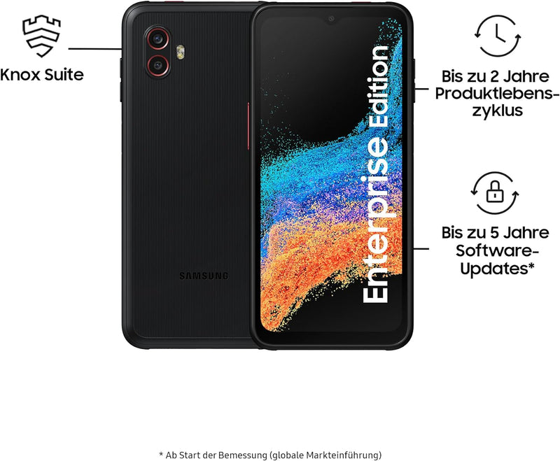Samsung Galaxy XCover6 Pro, robustes Android Smartphone ohne Vertrag, 16,72 cm/ 6,6 Zoll Display, 4.