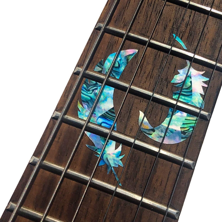 Flight Feathers - Inlay Sticker Griffbrett Position Marker für Gitarren - Abalone-Mix, Abalone-Mix