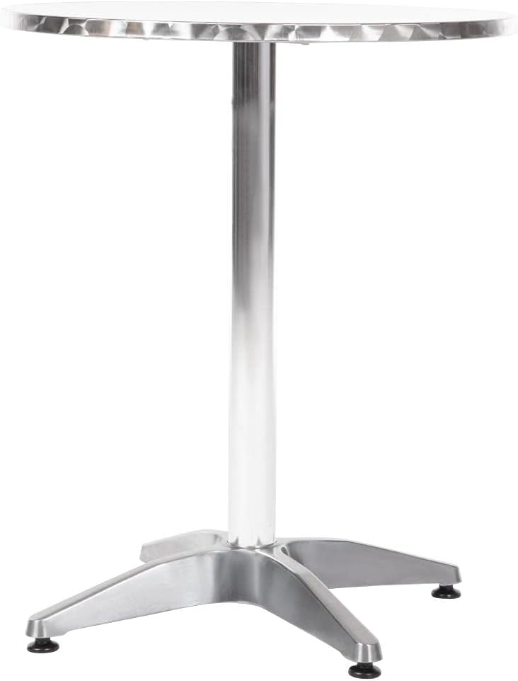 Bolero runder Bistrotisch Edelstahl 1 Bein 60cm 720(H) x 600(Ø)mm, 720(H) x 600(Ø)mm