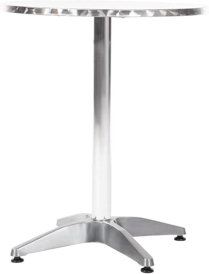 Bolero runder Bistrotisch Edelstahl 1 Bein 60cm 720(H) x 600(Ø)mm, 720(H) x 600(Ø)mm
