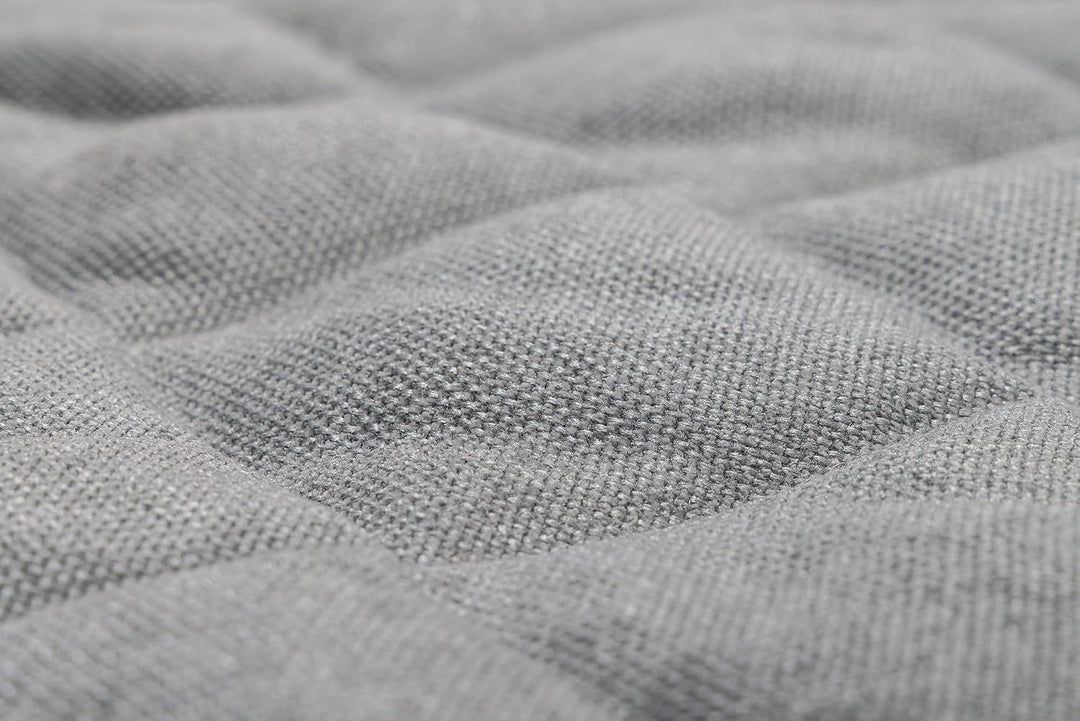 DGS Nano Chenille Sleeper Cushion Lex L: 109 cm B: 69 cm H: 3,5 cm grau, L: 109 cm B: 69 cm H: 3,5 c
