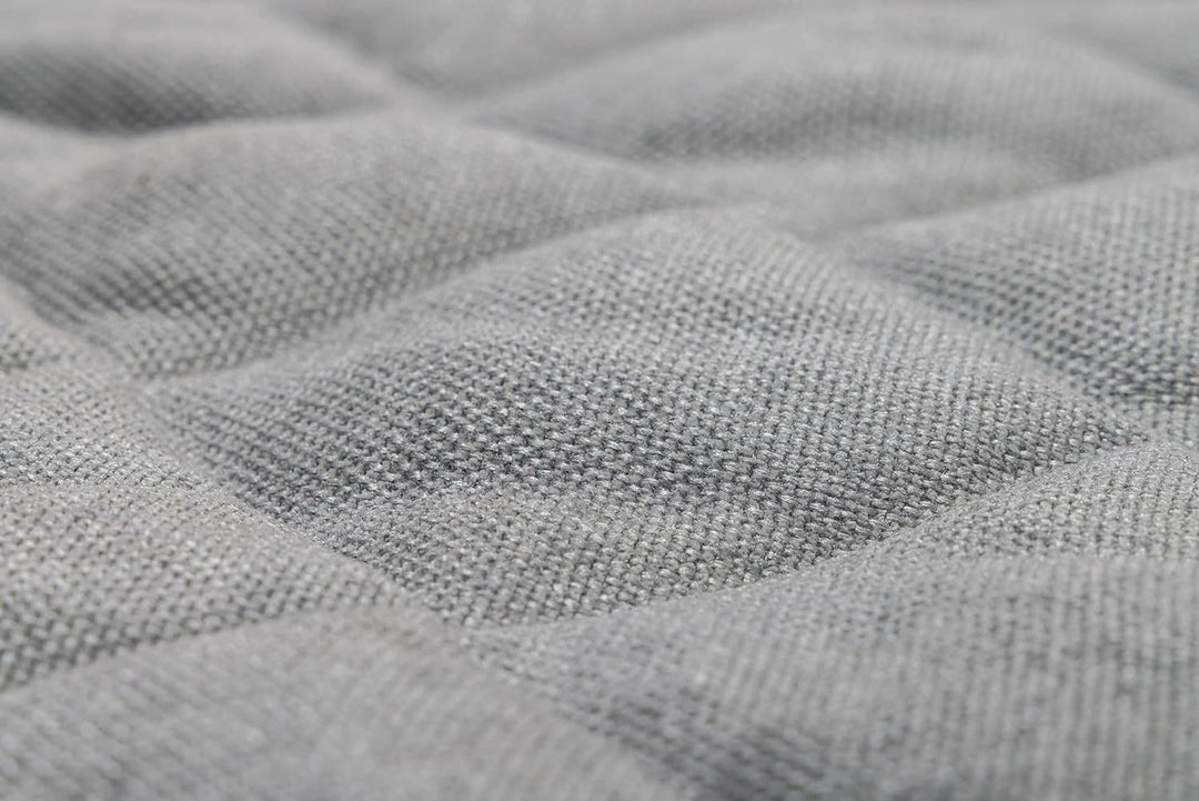 DGS Nano Chenille Sleeper Cushion Lex L: 109 cm B: 69 cm H: 3,5 cm grau, L: 109 cm B: 69 cm H: 3,5 c