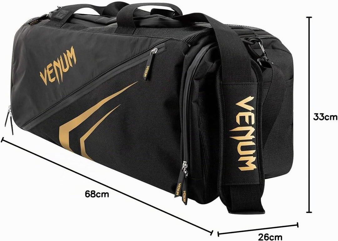 Venum, Trainer Lite Evo Sporttaschen, Unisex Erwachsene, Einheitsgrösse Einheitsgrösse Schwarz/Gold,