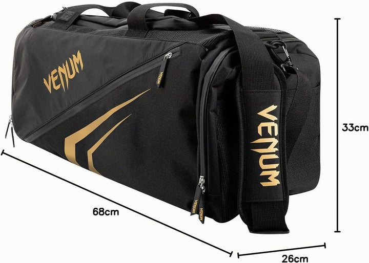 Venum, Trainer Lite Evo Sporttaschen, Unisex Erwachsene, Einheitsgrösse Einheitsgrösse Schwarz/Gold,