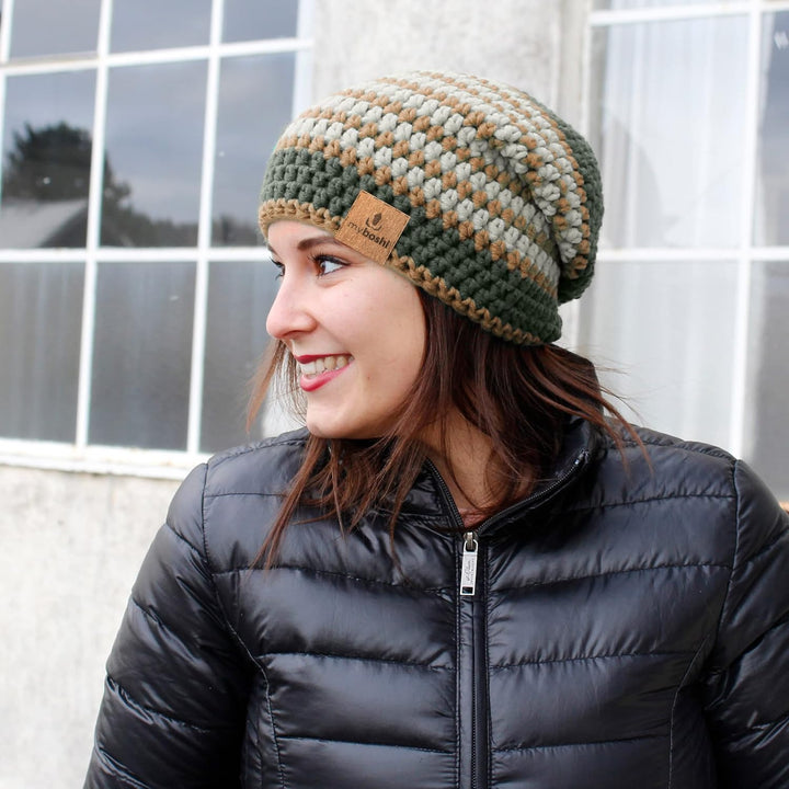 myboshi Häkelset Beanie Wakayama, Häkelset für Anfänger, inkl. No.1 Wolle, Nadel und Anleitung, Labe