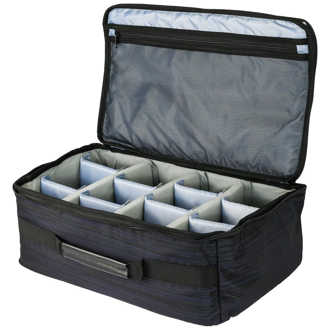HMF 18442-02 Kameratasche, Kamerakoffer individuelle Trennwände, Spiegelreflex, 44 x 28 x 18 cm, sch