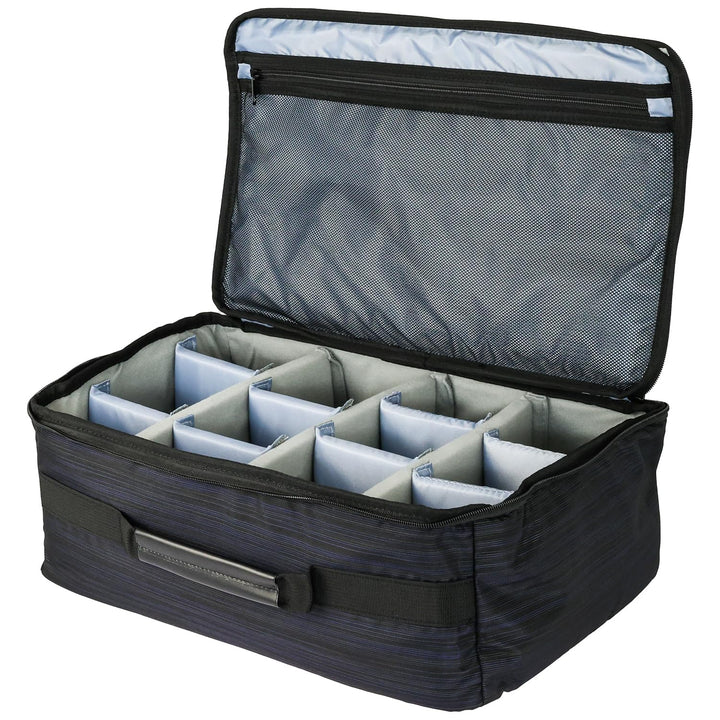 HMF 18442-02 Kameratasche, Kamerakoffer individuelle Trennwände, Spiegelreflex, 44 x 28 x 18 cm, sch