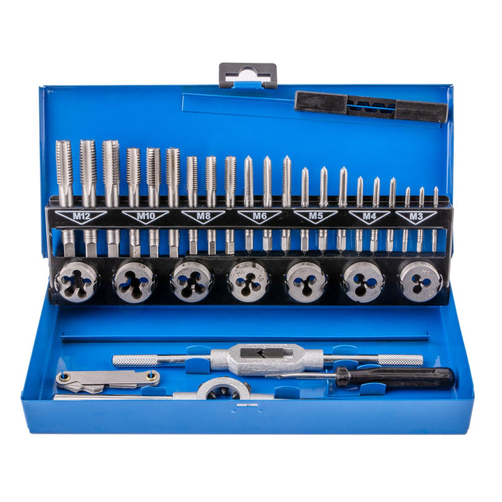 Gunpla Gewindeschneider Set Profi 32-tlg. Metrische M3-M12 Gewinde Schneider Bohrer Werkzeug Set für