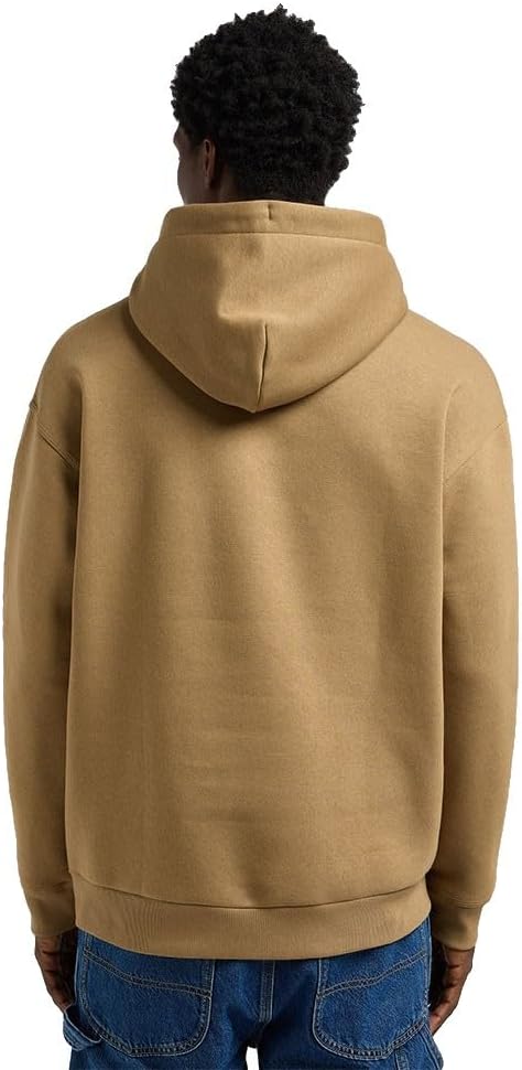Lee Herren Ww Hoodie Hooded Sweatshirt S Dark Khaki, S Dark Khaki