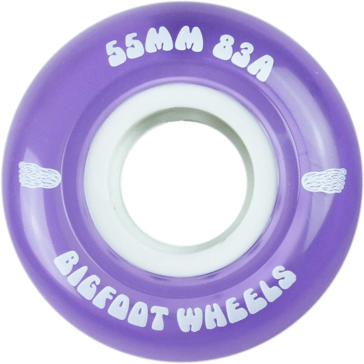 Bigfoot Skateboard-Räder, 53 mm, 83 A, weiche Cruiser-Filmer-Räder 55mm Violett, 55mm Violett