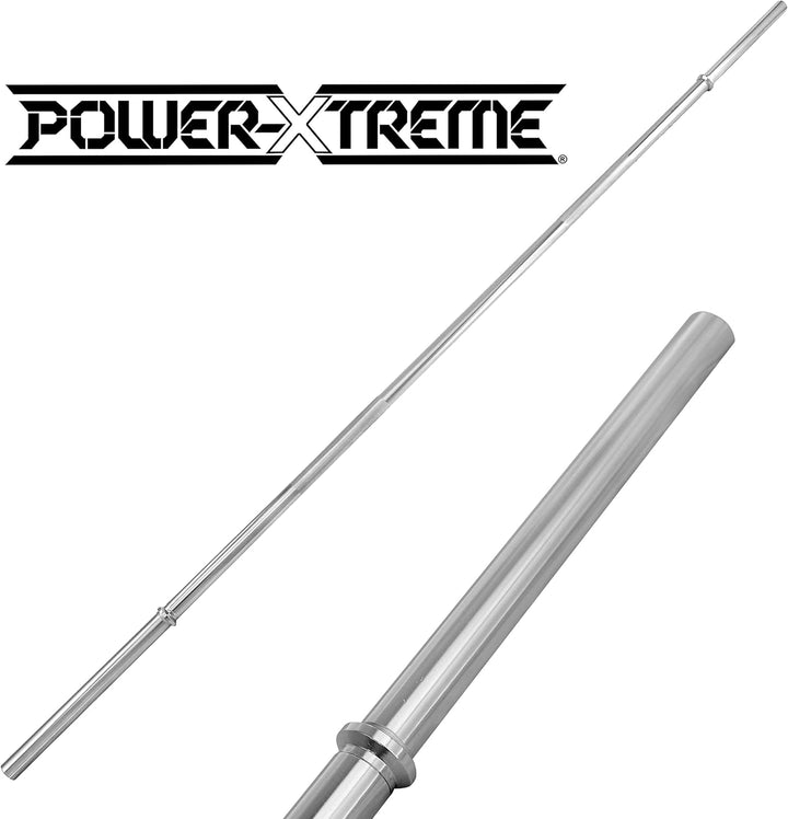 POWER-XTREME Langhantelstange 30mm Hantelstange | 167cm | 180cm | 195cm | gerändelte Griffflächen |