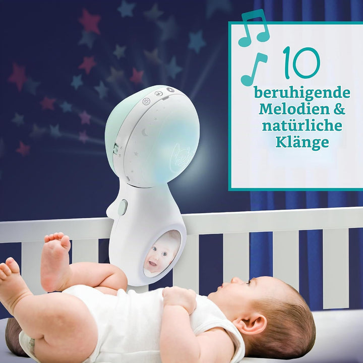 Infantino 3-in-1 Projektor Musik-Mobile, Umwandelbares Mobile, Lichtprojektor für Tisch &amp; Kinderbett