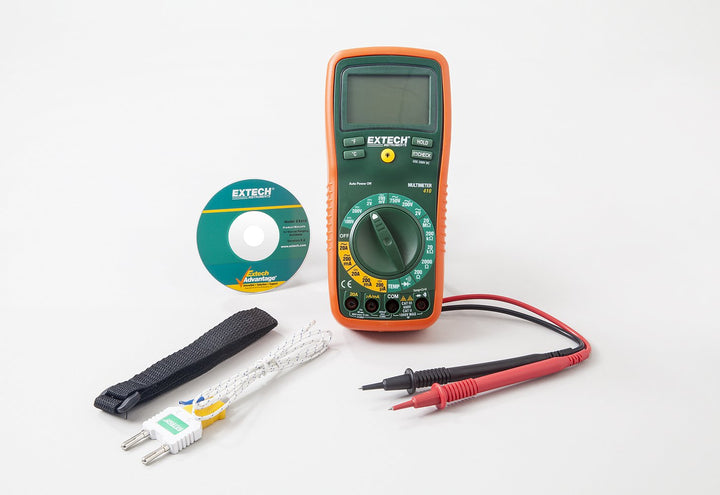 Extech Professionelles 8-Funktionen-Multimeter, 1 Stück, EX410