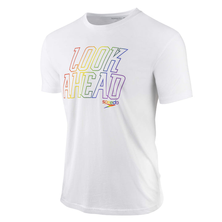 Speedo T-Shirt Short Sleeve Crew Neck Pride Graphic kurzärmelig L Pride Multi Weiss, L Pride Multi W