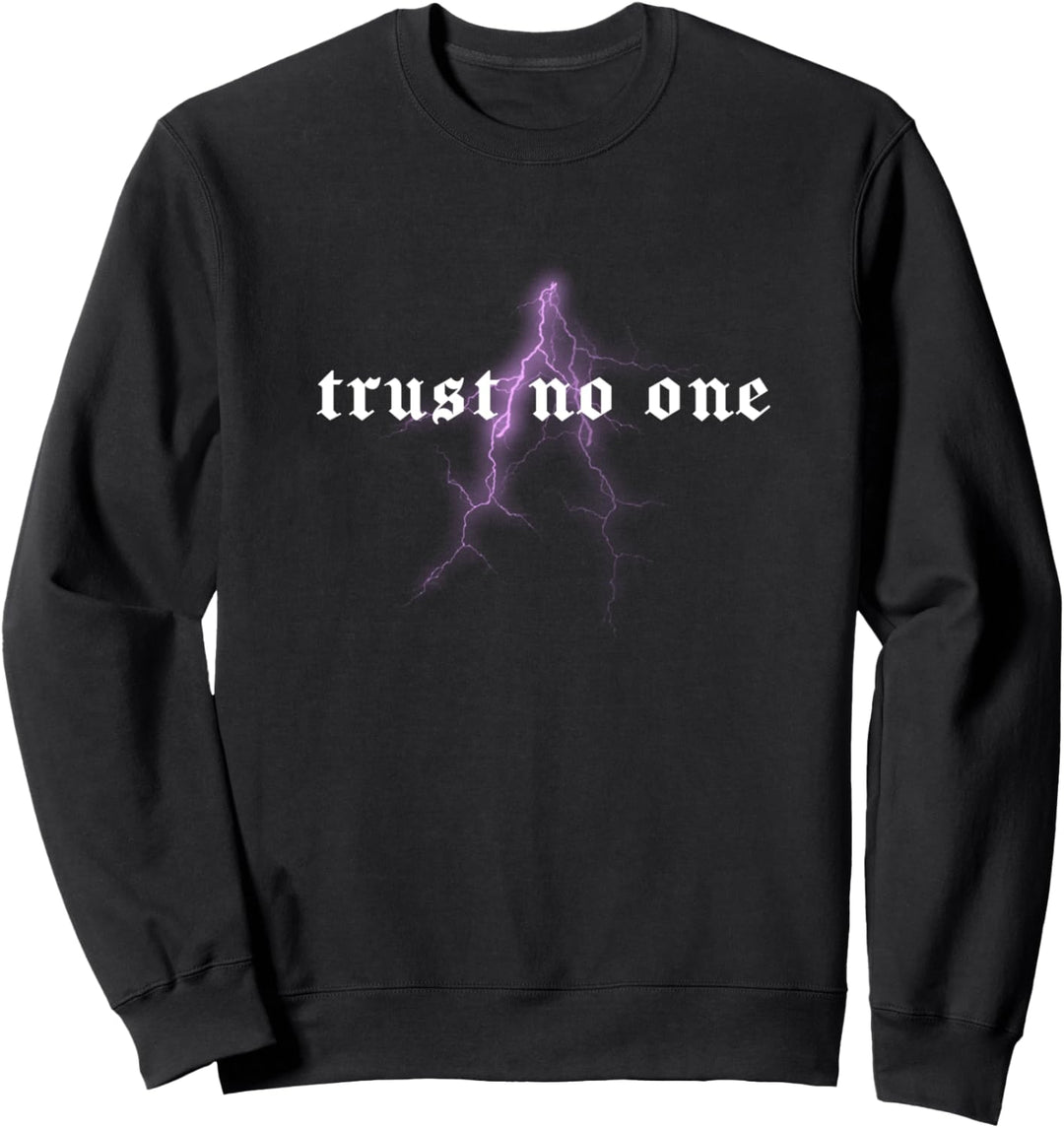 Trust No One - Soft Grunge Aesthetics Sweatshirt