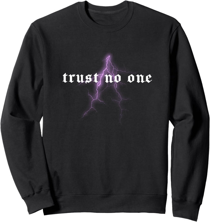 Trust No One - Soft Grunge Aesthetics Sweatshirt