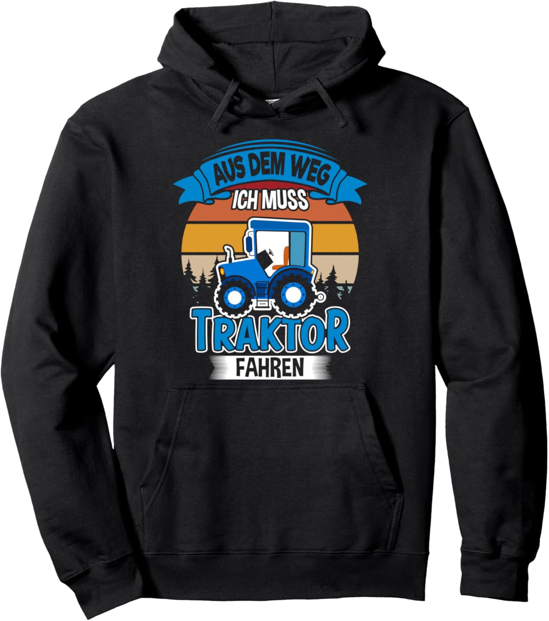 Traktor fahren Kinder Bauer Pullover Hoodie