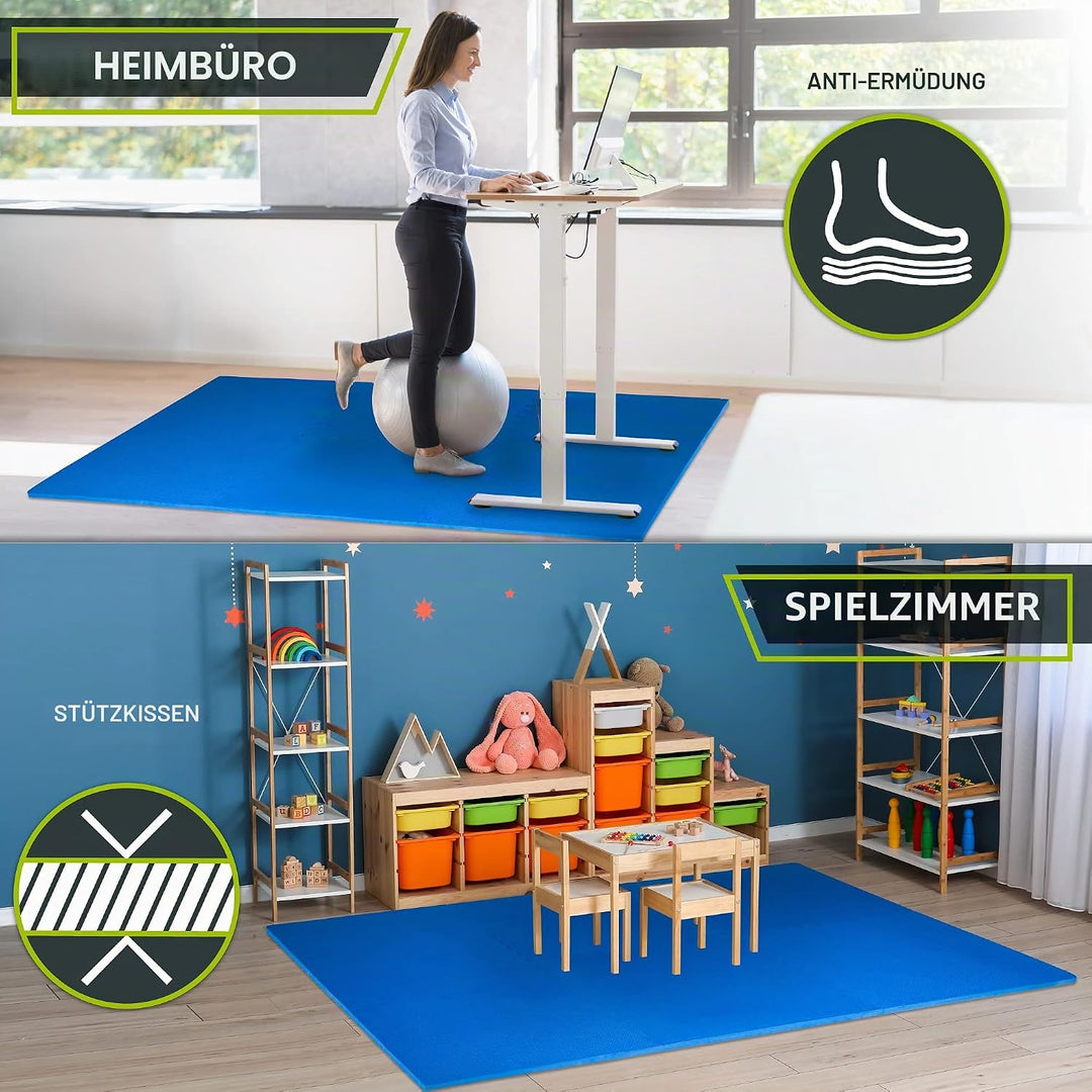 ProsourceFit extra Dicke Puzzle-Übungsmatte, Eva-Schaumstoff, ineinandergreifende Fliesen für schütz
