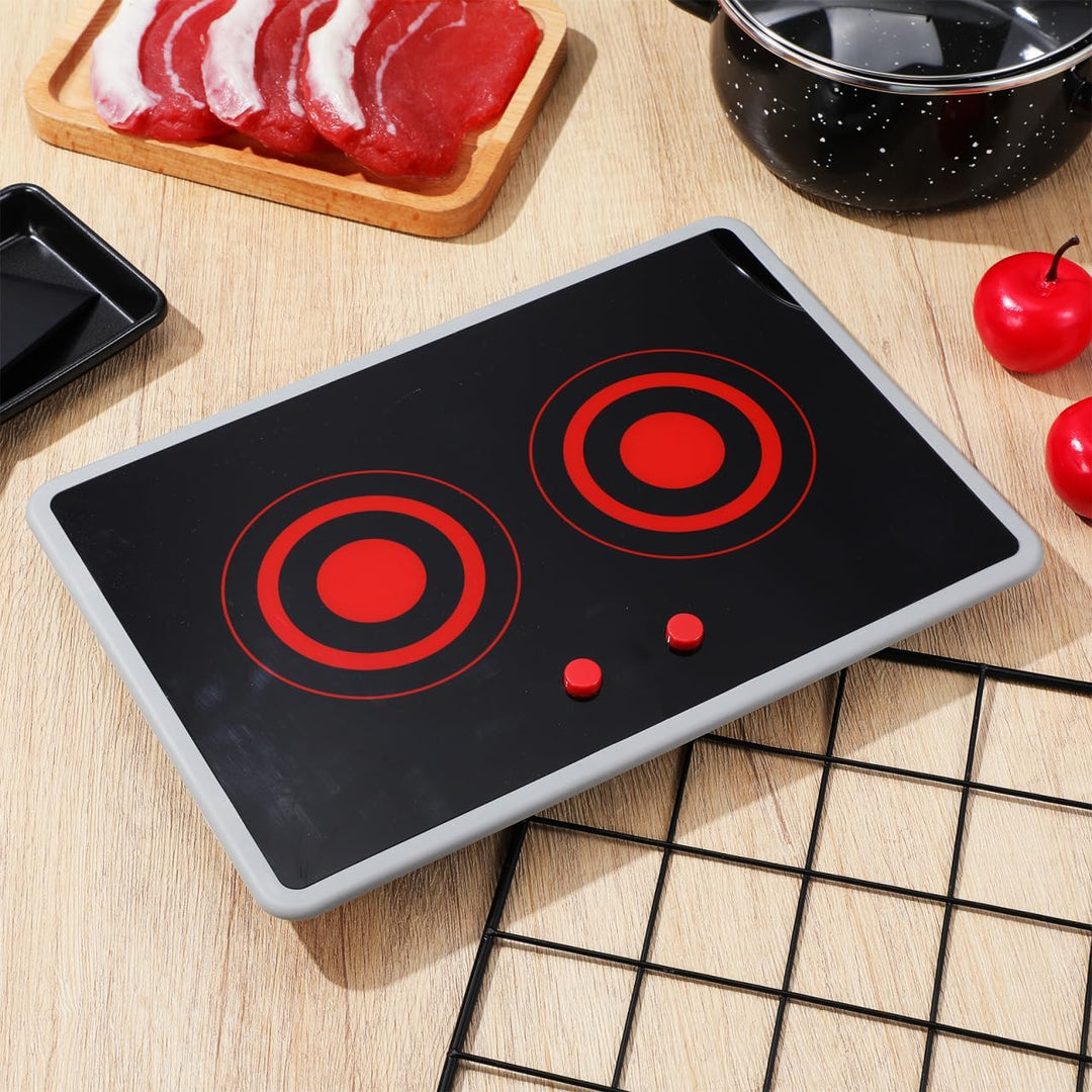 Spielküchenzubehör für Kleinkinder: Realistischer Induktionsherd mit Sound- Und Lichteffekten – Trag