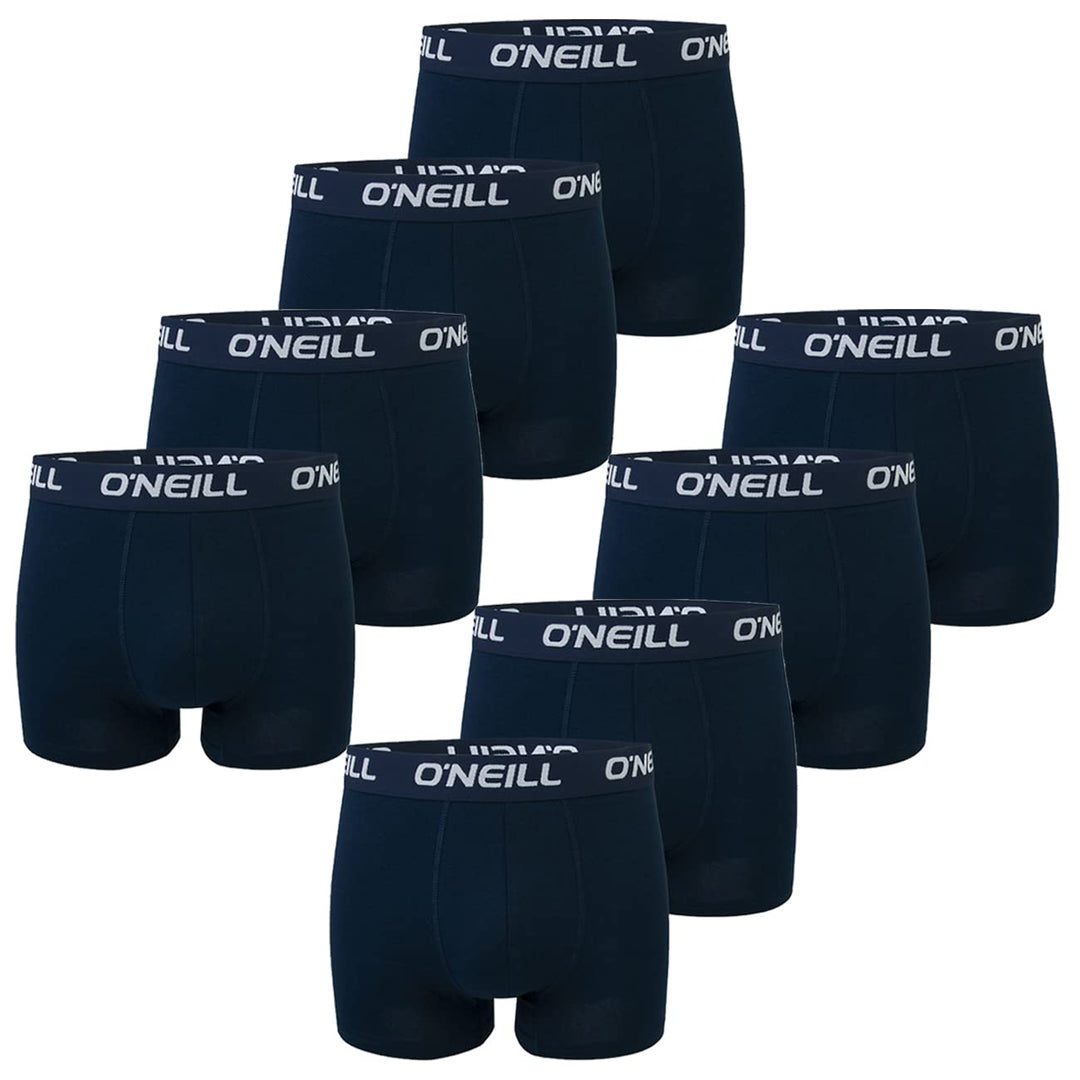 O'Neill Herren Boxershort Uni Sport Boxer S M L XL XXL 95% Baumwolle Unterhose 8er Pack S Marine Mar