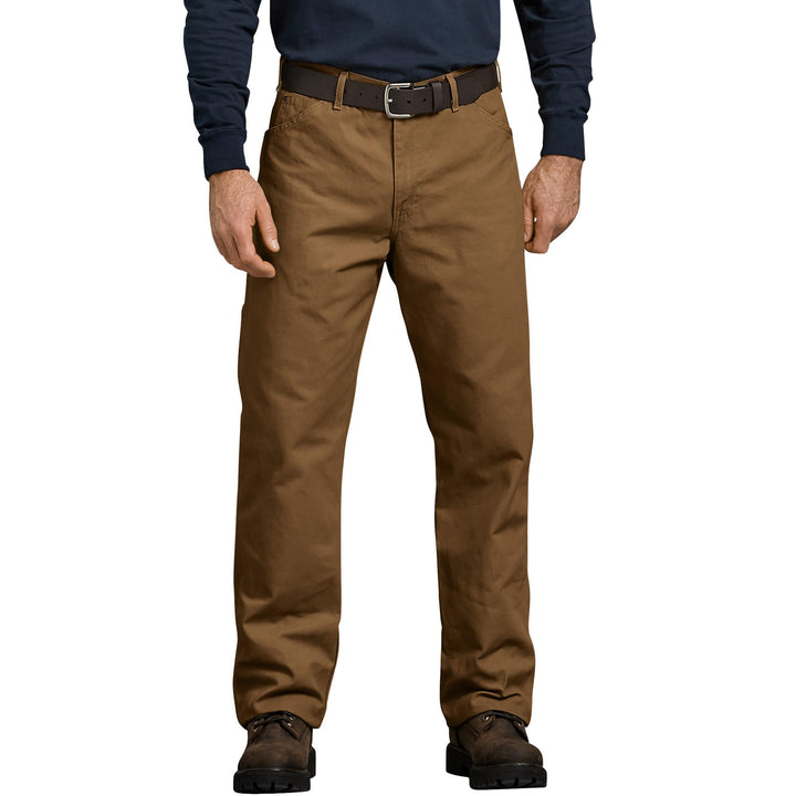 Dickies Duck Schreiner-Jeans für Herren, mit geradem Bein und lockerer Passform 30W / 30L Braun (Rin