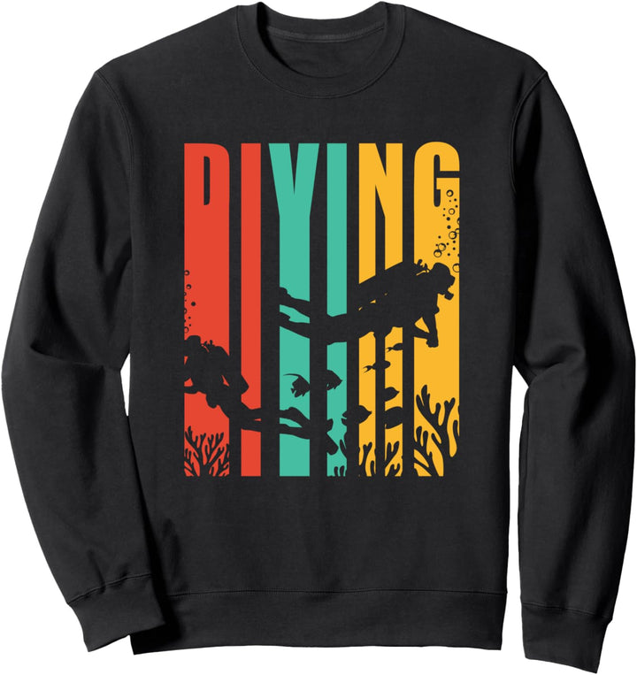Diving DIVE Tauchen Divemaster Diver Unter Wasser Taucher Sweatshirt